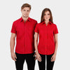 Identitee Women's Red Harley Short Sleeve Shirt