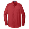au-w100-port-authority-red-poplin-shirt