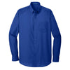 au-w100-port-authority-royal-blue-poplin-shirt