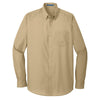 au-w100-port-authority-beige-poplin-shirt