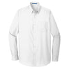 au-w100-port-authority-white-poplin-shirt