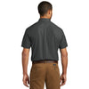 Port Authority Men's Graphite Short Sleeve Carefree Poplin Shirt