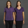 Identitee Women's Grape Verona Short Sleeve Shirt
