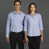 Identitee Women's Blue York 3/4 Sleeve Shirt
