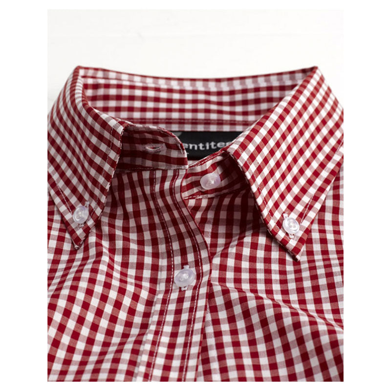 Identitee Men's Red Miller Long Sleeve Shirt