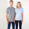 Identitee Women's Navy Miller Short Sleeve Shirt