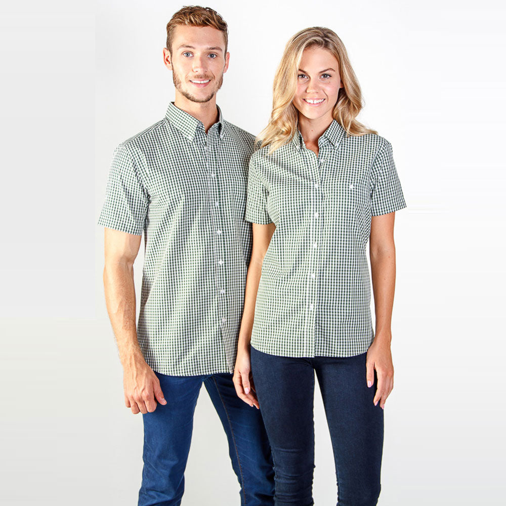 Identitee Women's Race Green Miller Short Sleeve Shirt