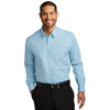 Port Authority Men's Heritage Blue/Royal Micro Tattersall Easy Care Shirt