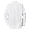 Port Authority Men's White/Dark Grey Micro Tattersall Easy Care Shirt