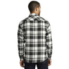 Port Authority Men's Snow White/Black Plaid Flannel Shirt