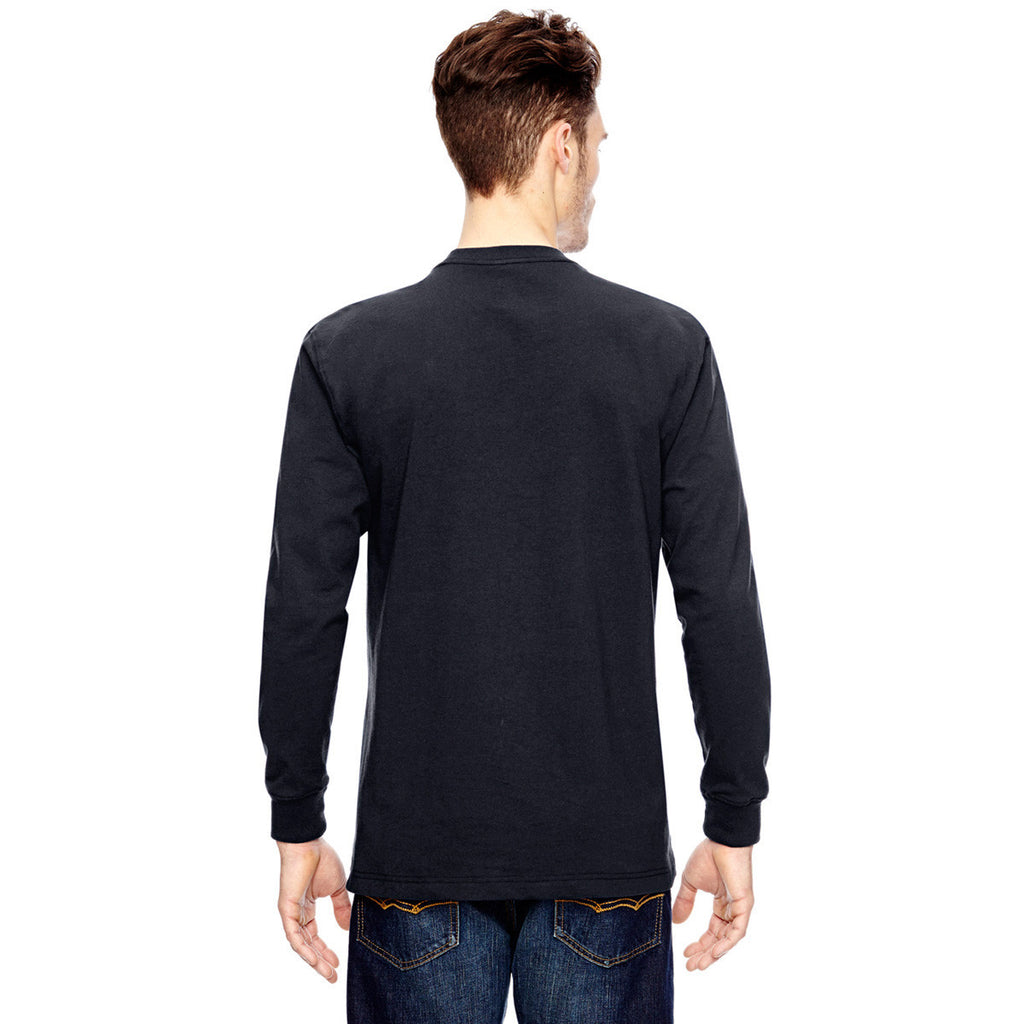 Dickies Men's Dark Navy 6.75 oz. Heavyweight Work Long-Sleeve Tall Work T-Shirt
