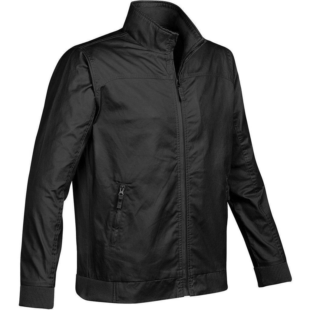 Stormtech Men's Black Vintage Waxed Twill Jacket