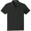 au-y100-port-authority-black-polo