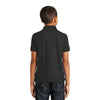 Port Authority Youth Deep Black Core Classic Pique Polo