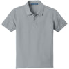 au-y100-port-authority-light-grey-polo