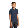 Port Authority Youth River Blue Navy Core Classic Pique Polo