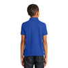 Port Authority Youth True Royal Core Classic Pique Polo