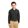 au-y500ls-port-authority-black-polo