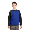 au-yst242-sport-tek-blue-crewneck