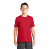 Sport-Tek Youth Deep Red PosiCharge Tough Tee