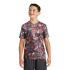 Sport-Tek Youth Deep Red Mineral Freeze Tee