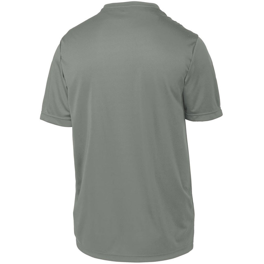 Sport-Tek Youth Grey Concrete PosiCharge Competitor Tee