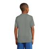 Sport-Tek Youth Grey Concrete PosiCharge Competitor Tee