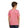 Sport-Tek Youth Deep Red Electric PosiCharge Electric Heather Tee