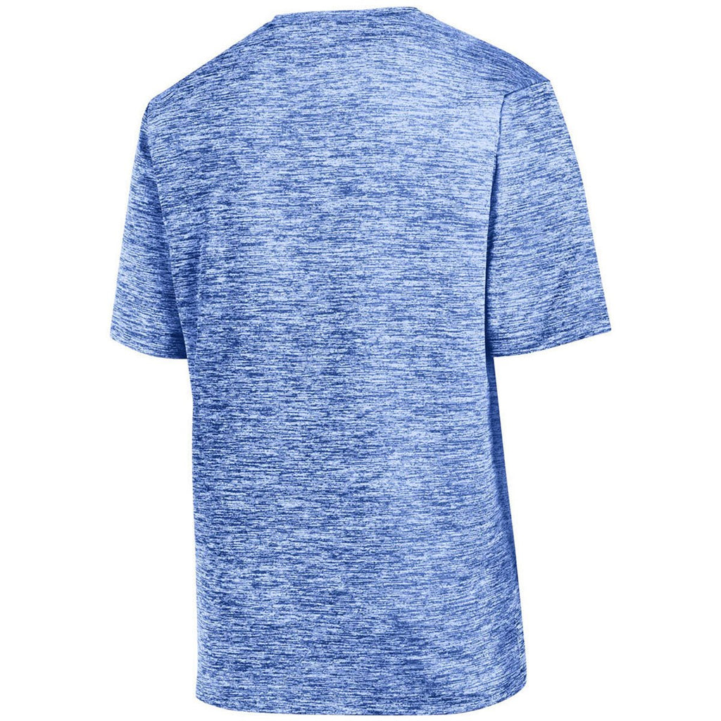 Sport-Tek Youth True Royal Electric PosiCharge Electric Heather Tee