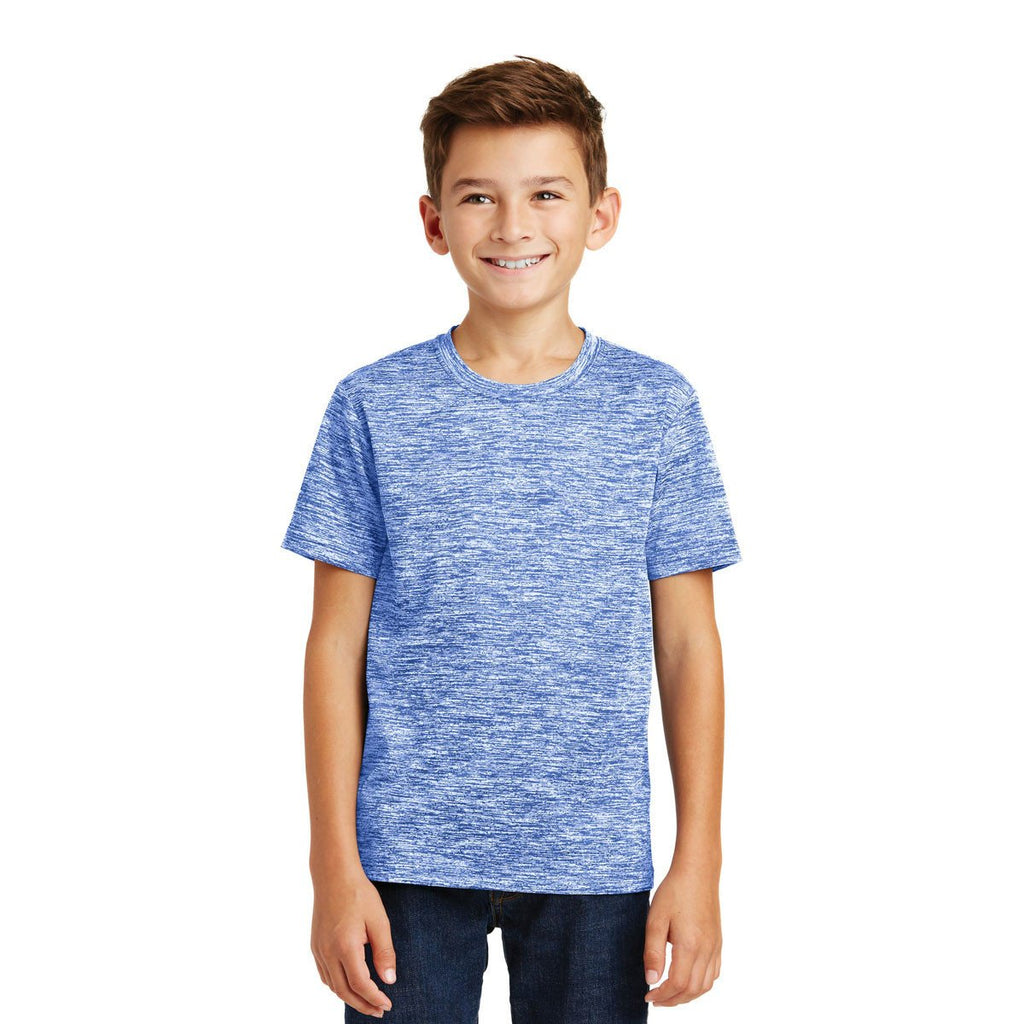 Sport-Tek Youth True Royal Electric PosiCharge Electric Heather Tee