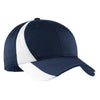 au-ystc11-sport-tek-navy-colorblock-cap