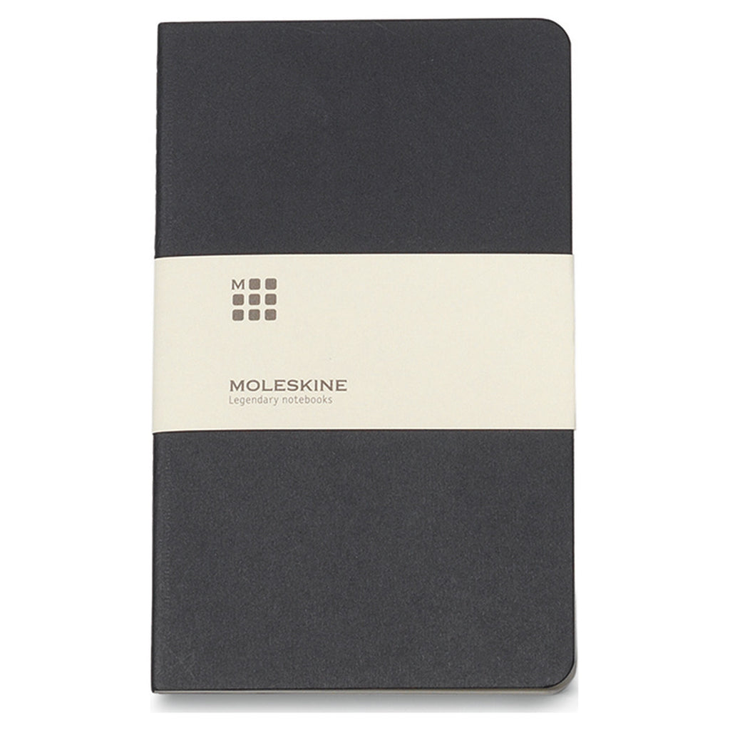 Moleskine Black Cahier Ruled Large Journal (5" x 8.25")