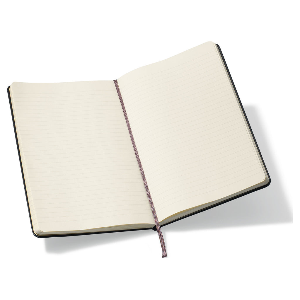 Moleskine Black Hard Cover Ruled Large Notebook (5" x 8.25")