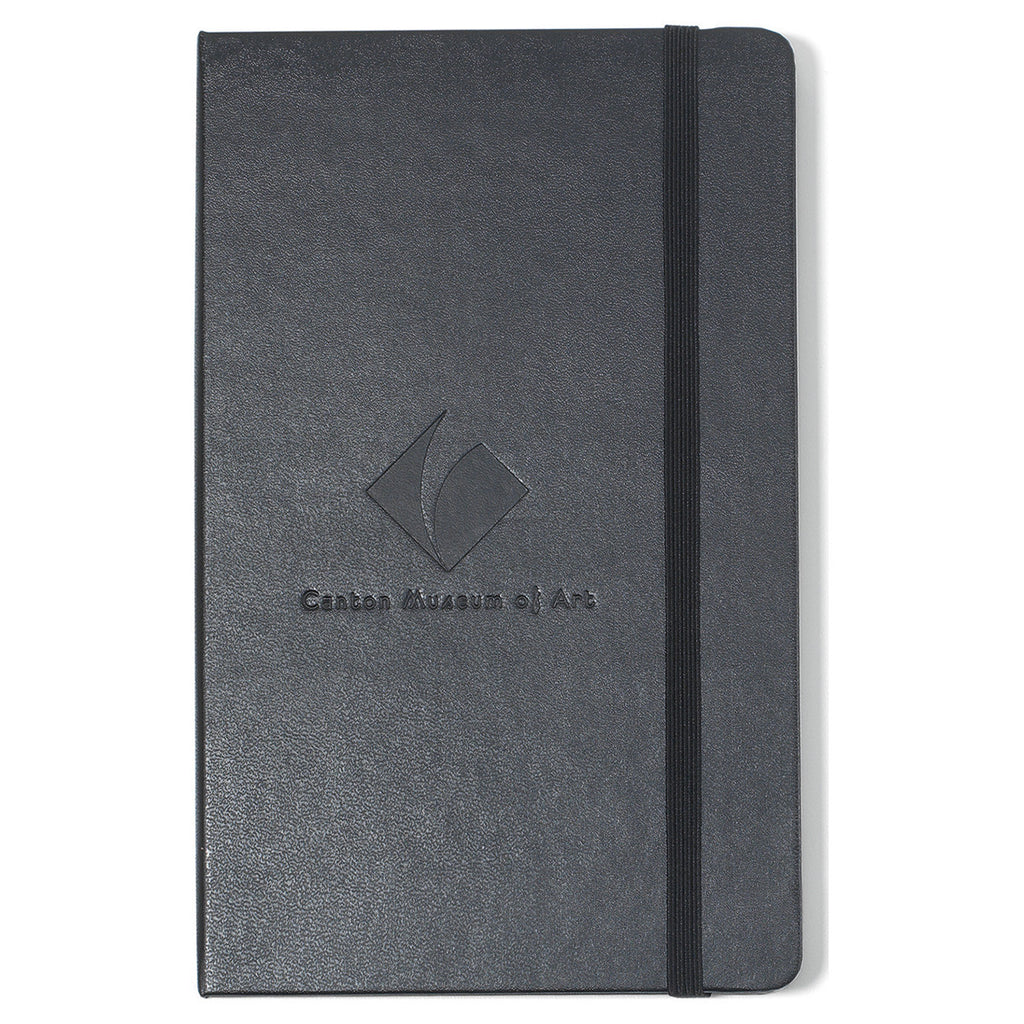 Moleskine Black Hard Cover Ruled Large Notebook (5" x 8.25")