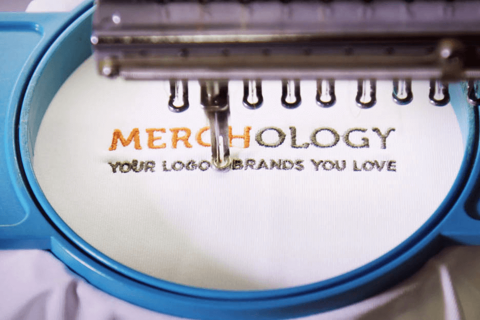 Custom logo stitching - Merchology